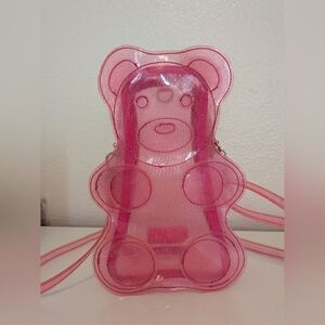Dolls Kill X Clubexx Pink Sparkle Gummy Bear Bag